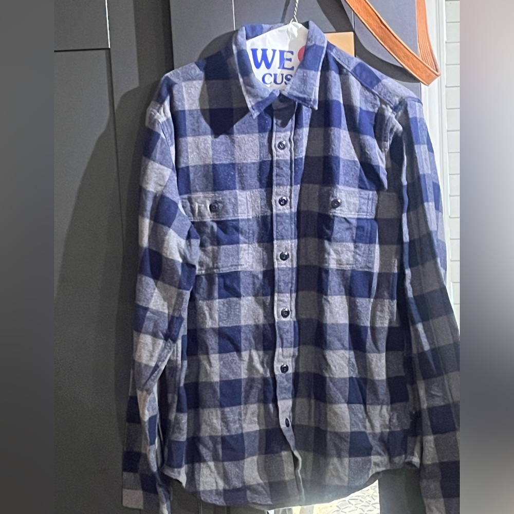 Midweight flannel workshirt